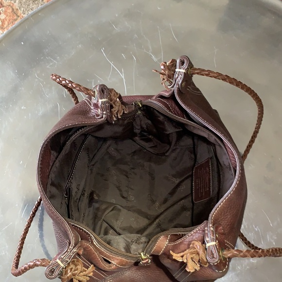 Fossil genuine leather hobo bag / purse - Picture 9 of 15